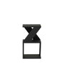 Hanah Home Mesa Lateral Madera Negra 29.6x54.2x29.6 cm